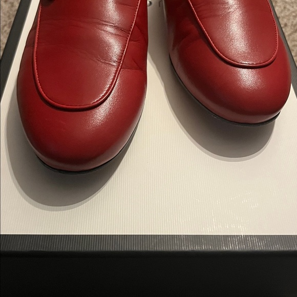 Red Leather Loafers - Picture 6 of 6